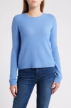 Caslonr Caslon(r) Cashmere Crewneck Sweater In Blue Azurine