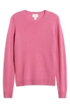 Caslonr Caslon(r) Cashmere Crewneck Sweater In Pink