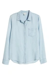 Caslonr Caslon(r) Chambray Button-up Shirt In Light Wash