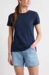 Caslonr Caslon(r) Cotton & Modal T-shirt In Blue