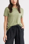 Caslonr Caslon(r) Cotton & Modal T-shirt In Brown