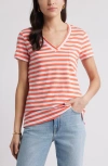 Caslonr Caslon(r) Cotton & Modal V-neck T-shirt
