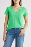 Caslonr Caslon(r) Cotton & Modal V-neck T-shirt