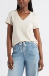 Caslonr Caslon(r) Cotton & Modal V-neck T-shirt