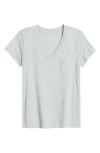 Caslonr Caslon(r) Cotton & Modal V-neck T-shirt In Grey Heather