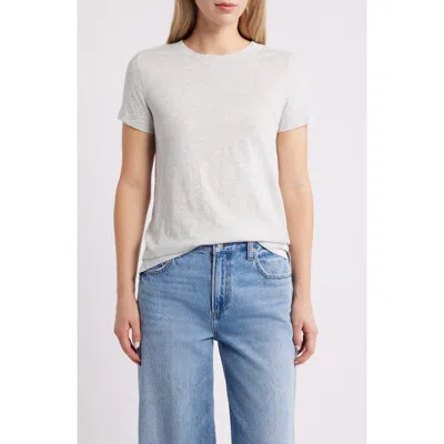 Caslonr Caslon(r) Cotton Blend Crewneck T-shirt In White