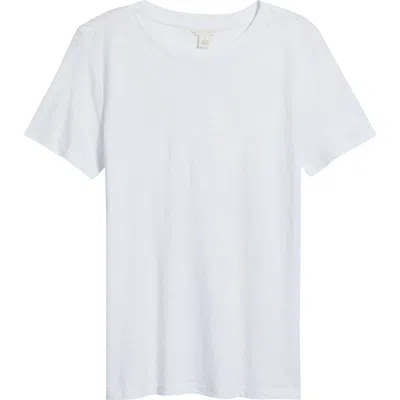 Caslonr Caslon(r) Cotton Blend Crewneck T-shirt In White