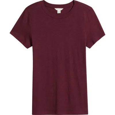 Caslonr Caslon(r) Cotton Blend Crewneck T-shirt In Brown