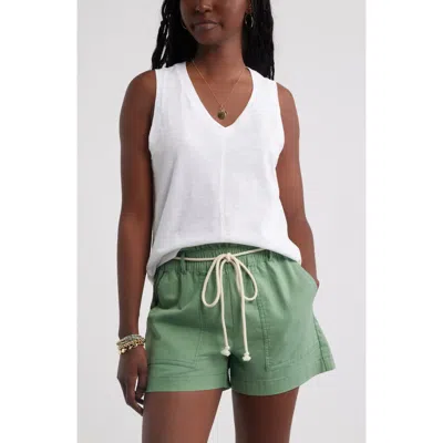 Caslonr Caslon(r) Cotton Blend Slub Swing Tank In White