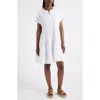 Caslonr Caslon(r) Cotton Gauze Tiered Popover Dress