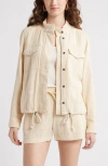 Caslonr Caslon(r) Cotton Gauze Utility Jacket
