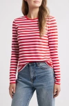 Caslonr Caslon(r) Crewneck Long Sleeve T-shirt In Multi