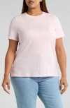 Caslonr Caslon(r) Crewneck Slub Jersey Pocket T-shirt In Pink Balm