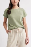 Caslonr Caslon(r) Cuff Sleeve T-shirt