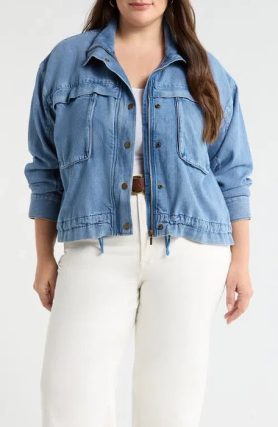 Caslonr Caslon(r) Denim Utility Jacket In Blue