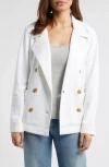 Caslonr Caslon(r) Double Breasted Knit Blazer In White
