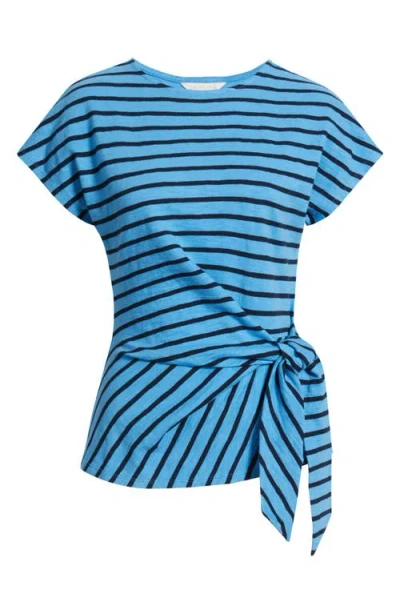 Caslonr Caslon(r) Drop Shoulder Tie Front Top In Blue