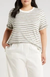 CASLONR CASLON(R) EASE STRIPE CREWNECK T-SHIRT