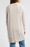 Shop Caslonr Caslon(r) Everyday Open Front Cardigan In Beige Oatmeal Light Heather