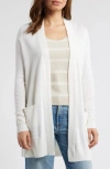 Caslonr Caslon(r) Everyday Open Front Cardigan In White