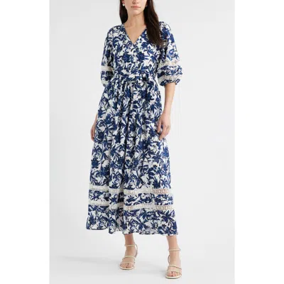 Caslonr Caslon(r) Eyelet Tie Waist Maxi Dress