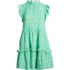 Caslonr Caslon(r) Ruffle Duo Cotton Gauze Dress