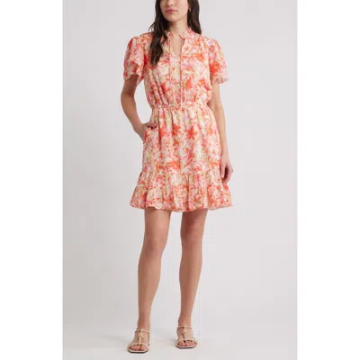 Caslonr Caslon(r) Floral Tiered Dress In Multi