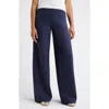 Caslonr Caslon(r) High Waist Wide Leg Ponte Pants In Blue