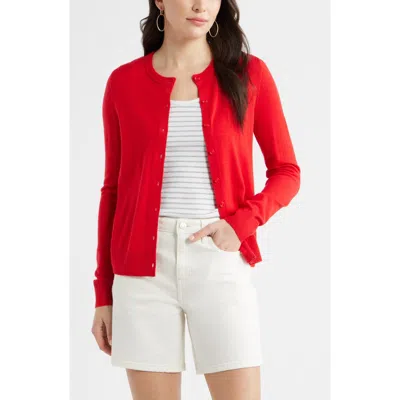 Caslonr Caslon(r) Merino Wool Blend Cardigan In Multi