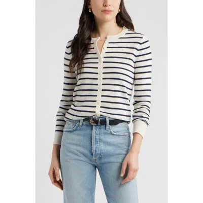 Caslonr Caslon(r) Merino Wool Blend Cardigan In White