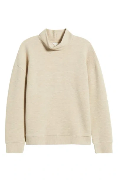Caslonr Caslon(r) Mock Neck Ottoman Sweatshirt In Neutral
