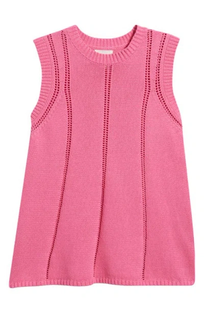 Caslonr Caslon(r) Open Stitch Sleeveless Sweater In Multi