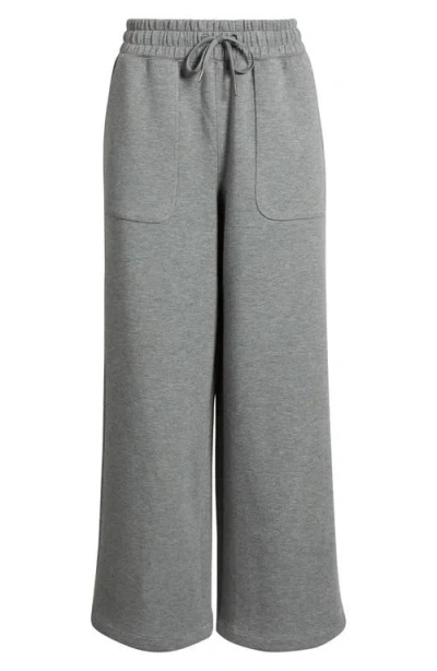 Caslonr Caslon(r) Patch Pocket Pull-on Straight Leg Pants In Gray