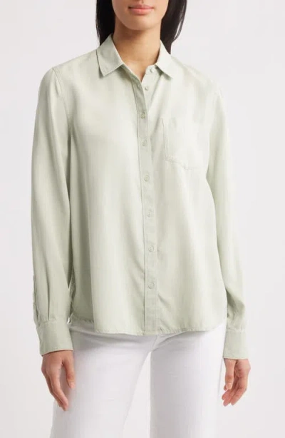 Caslonr Caslon(r) Pocket Button-up Shirt In Green Sigh