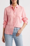 Caslonr Caslon(r) Pocket Button-up Shirt In Pink Geranium