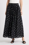 Caslonr Caslon(r) Print Pleated Maxi Skirt