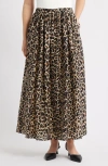Caslonr Caslon(r) Print Pleated Maxi Skirt