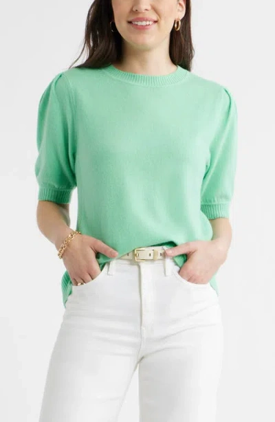 Caslonr Caslon(r) Puff Sleeve Wool & Cashmere Sweater