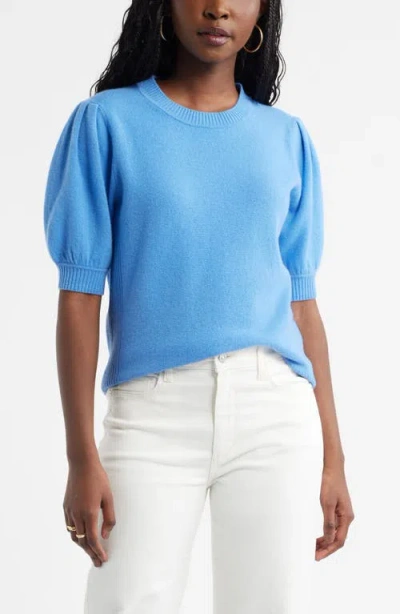 Caslonr Caslon(r) Puff Sleeve Wool & Cashmere Sweater In Multi