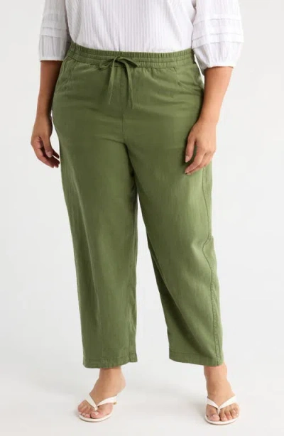 Caslonr Caslon(r) Pull-on Barrel Pants In Green