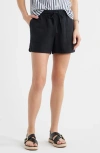 Caslonr Caslon(r) Pull-on Woven Shorts In Black