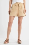 Caslonr Caslon(r) Pull-on Woven Shorts In Brown