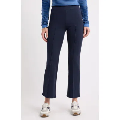 Caslonr Caslon(r) Rib Knit Kick Flare Pants In Navy Night