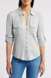 CASLONR CASLON(R) ROLL TAB KNIT SHIRT