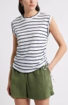 Caslonr Caslon(r) Ruched Tank In Multi