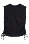 Caslonr Caslon(r) Ruched Tank In Black
