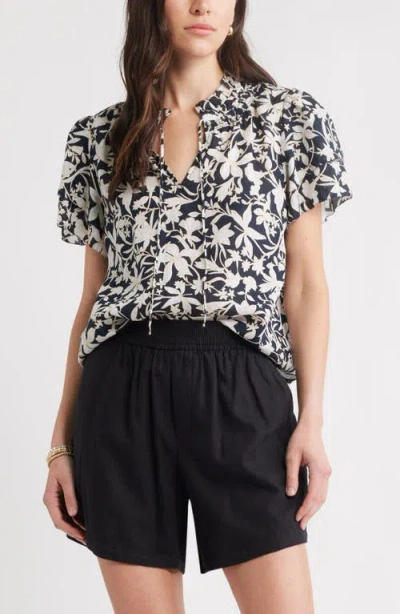 Caslonr Caslon(r) Ruffle Top In Multi