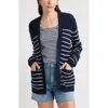 Caslonr Caslon(r) Shaker Stitch Pima Cotton Cardigan