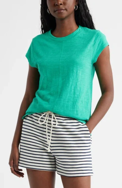 Caslonr Caslon(r) Short Raglan Sleeve Cotton Tee In Green