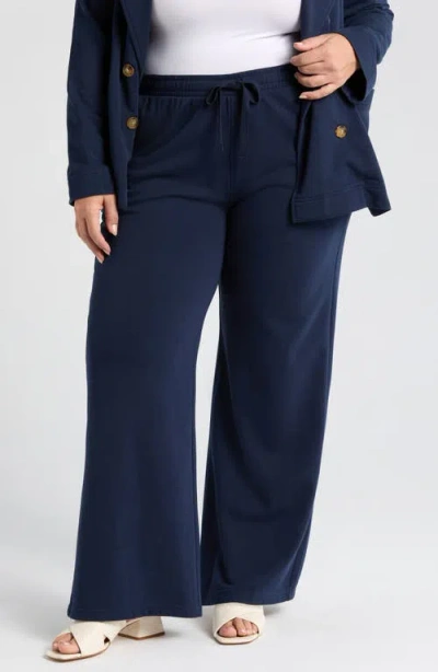 Caslonr Caslon(r) Straight Leg Sweatpants In Navy Blazer